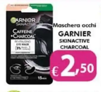 Bernava Maschera occhi GARNIER SKINACTIVE CHARCOAL offerta