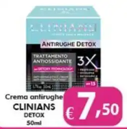 Bernava Crema antirughe CLINIANS DETOX offerta