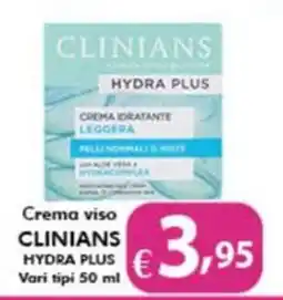 Bernava Crema viso CLINIANS HYDRA PLUS Vari tipi offerta