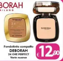 Bernava Fondotinta compatto DEBORAH 24 ORE PERFECT Varie nuance offerta