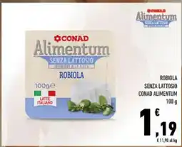 Spazio Conad Robiola senza lattosio conad alimentum offerta