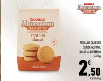 Spazio Conad Frollini classici senza glutine conad alimentum offerta