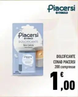 Spazio Conad Dolcificante conad piacersi compresse offerta