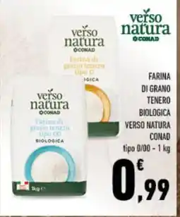 Spazio Conad Fatima di grano tenere tipo 00 biologica verso natura conad tipo 0/00 - offerta