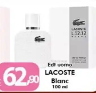 Bernava Edt uomo LACOSTE Blanc offerta