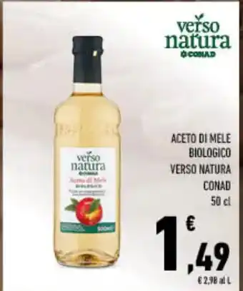 Spazio Conad Aceto di mele biologico verso natura conad offerta