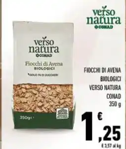 Spazio Conad Fiocchi di avena biologici verso natura conad offerta