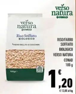 Spazio Conad Riso/farro soffiato biologico verso natura conad offerta