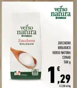 Spazio Conad Zucchero biologico verso natura conad offerta