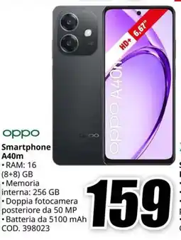 MediaWorld oppo Smartphone A40m offerta