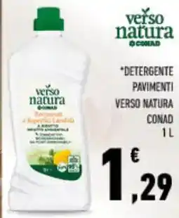 Spazio Conad Detergente pavimenti verso natura conad offerta