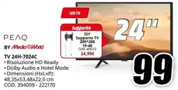 MediaWorld ΡΕΛΟ BY Media World TV 24H-7024C offerta