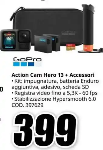 MediaWorld GoPro Action Cam Hero 13 + Accessori offerta