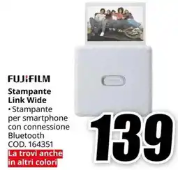 MediaWorld FUJIFILM Stampante Link Wide offerta