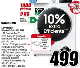 MediaWorld SAMSUNG Lavatrice WW90DG6U25LEU3 offerta