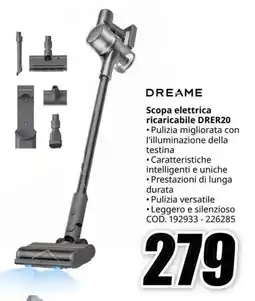 MediaWorld DREAME Scopa elettrica ricaricabile DRER20 offerta