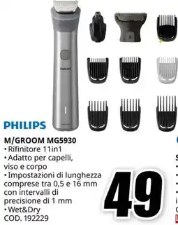 MediaWorld PHILIPS M/GROOM MG5930 offerta