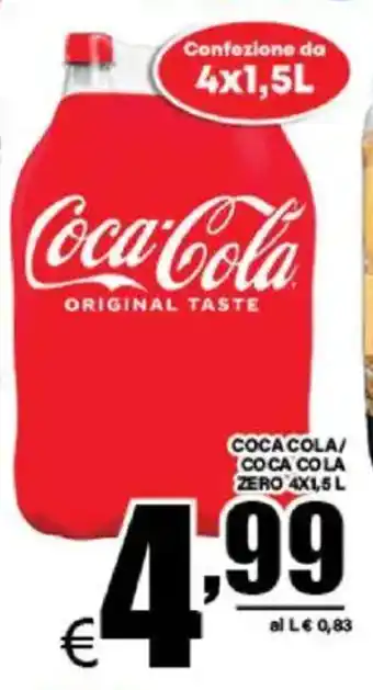 DEM Coca cola/ coca cola zero offerta