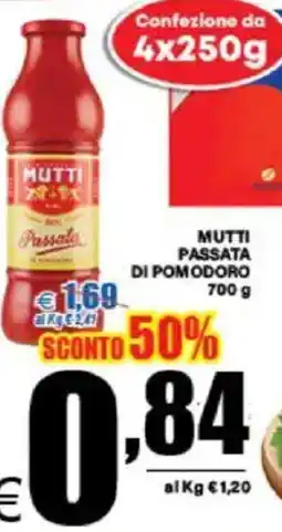 DEM Mutti passata di pomodoro offerta