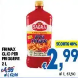 DEM Frimax olio per friggere SAGRA offerta