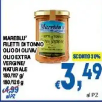 DEM MAREBLU Filetti di Tono Olio di Oliva/Olio Extra Vergine/Naturale offerta