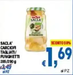 DEM Sacla' carciof tagliati funghetti offerta