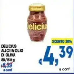 DEM Delicius alici in olio di oliva offerta