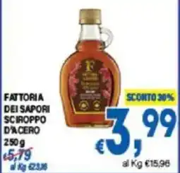 DEM Fattoria dei sapori sciroppo d'acero offerta