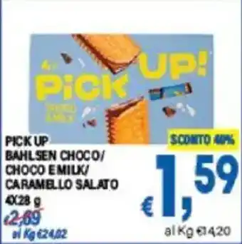 DEM Pick up bahlsen choco/ choco emilk! caramello salato offerta