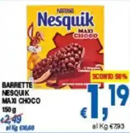 DEM Barrette nesquik maxi choco offerta