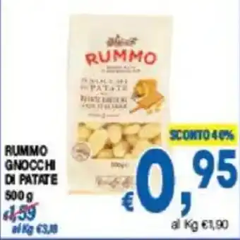 DEM Rummo gnocchi di patate offerta