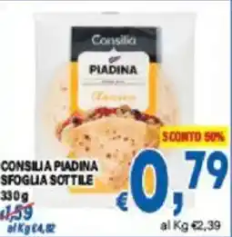 DEM Consilia piadina sfoglia sottile offerta