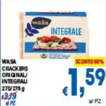 DEM Wasa crackers original/ integrali offerta