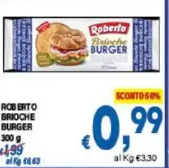 DEM Roberto brioche burger offerta