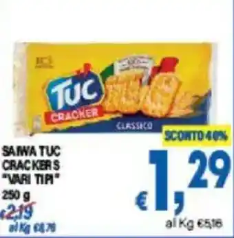 DEM Saiwa tuc crackers "vari tipi offerta