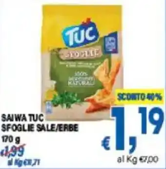 DEM Saiwa tuc sfoglie sale/erbe offerta