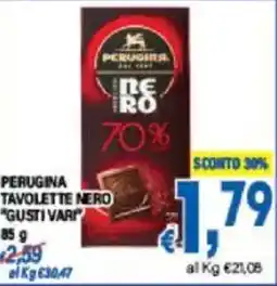 DEM Perugina tavolette nero "gusti vari offerta