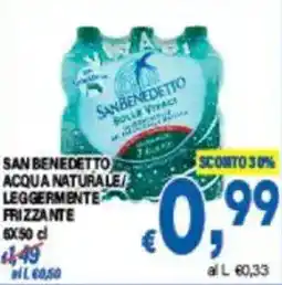 DEM San benedetto acqua naturale/ leggermente frizzante offerta