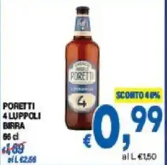 DEM Poretti 4 luppoli birra offerta