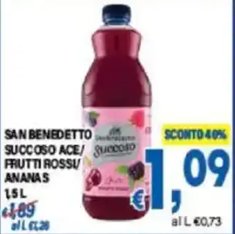 DEM San benedetto succoso ace/ sueddfo frutti rossi ananas offerta