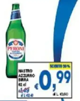 DEM Nastro azzurro birra offerta