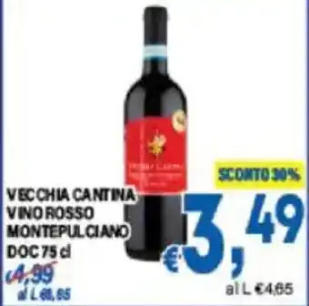 DEM Vecchia cantina vino rosso montepulciano doc offerta