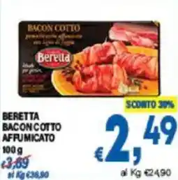 DEM Beretta bacon cotto affumicato offerta