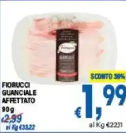 DEM Fiorucci guanciale affettato offerta