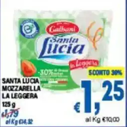 DEM Santa lucia mozzarella la leggera offerta