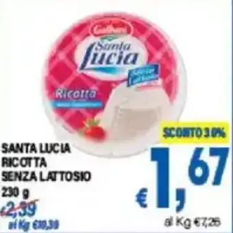 DEM Santa lucia ricotta senza lattosio offerta