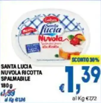 DEM Santa lucia nuvola ricotta spalmabile offerta