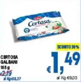 DEM Certosa GALBANI offerta