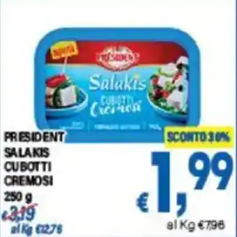 DEM President salakis cubotti cremosi offerta