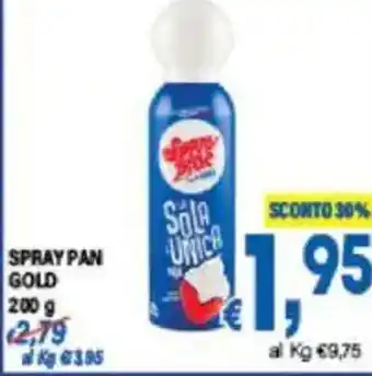 DEM Spray pan gold offerta